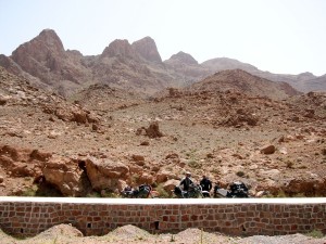 on tour Richtung Wüste